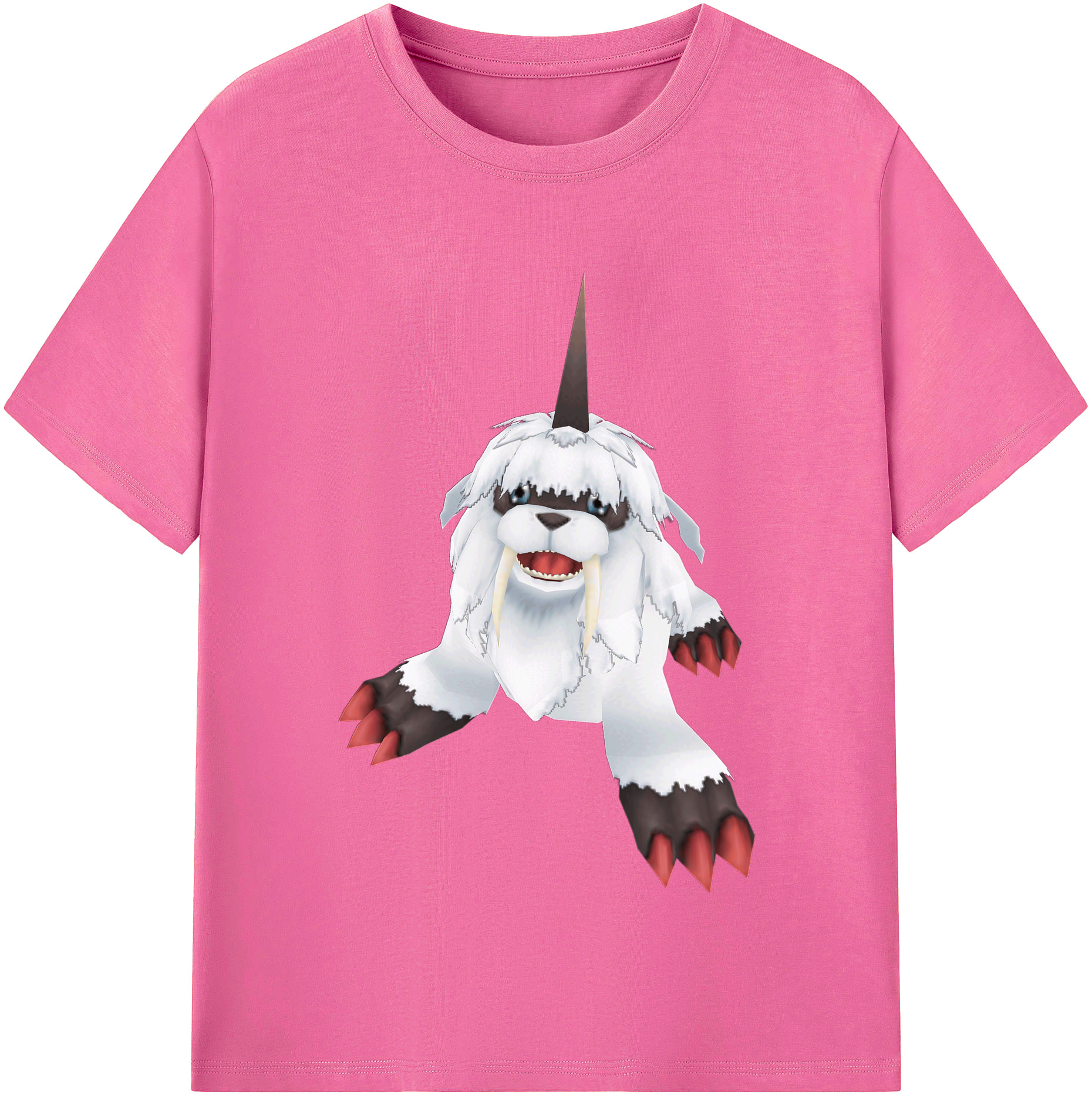 （画像用） Digimon デジタルモンスター/デジモン レディースカジュアルプリントTシャツ（綿100％）